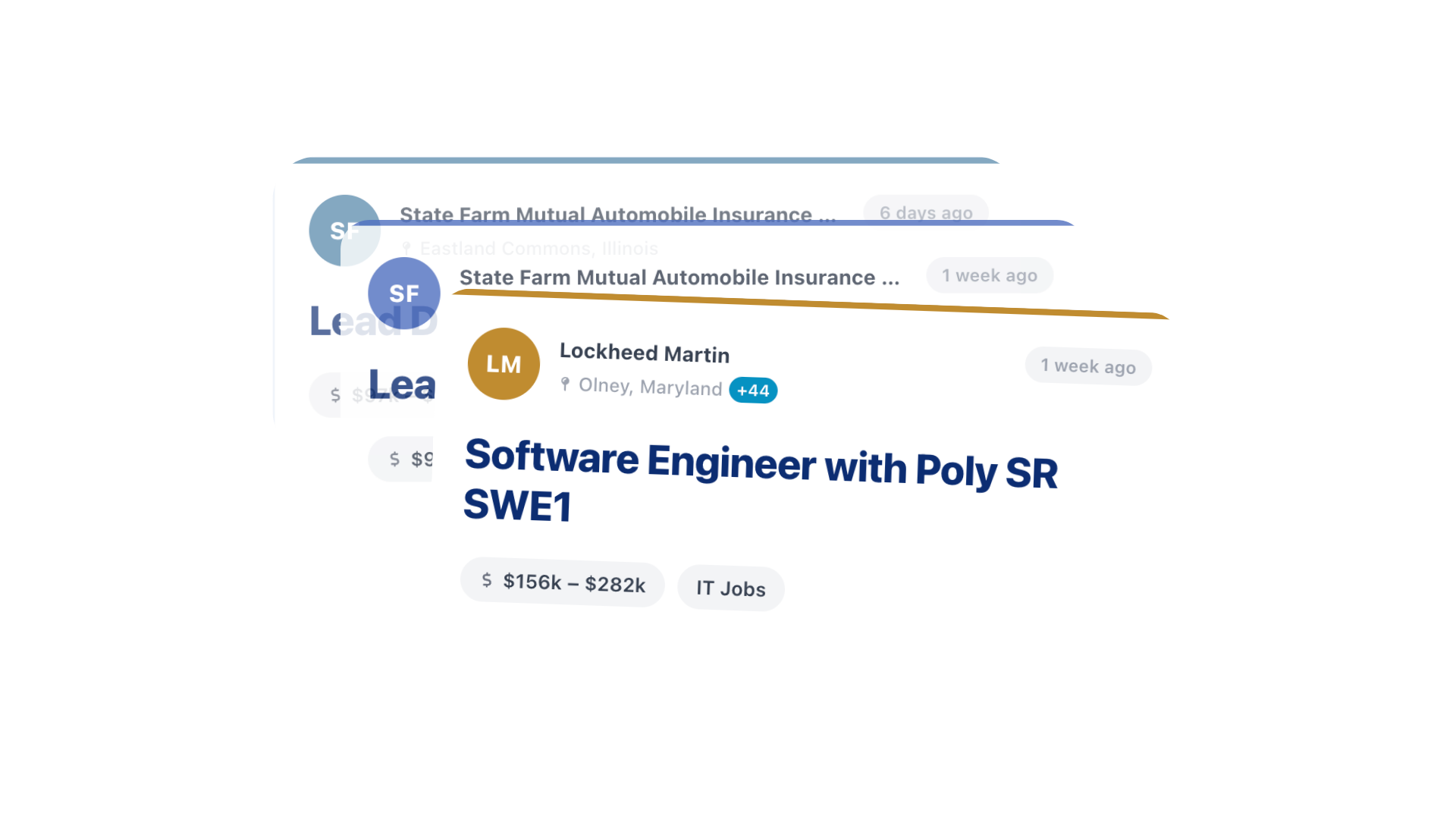 JobPilot swipe cards preview